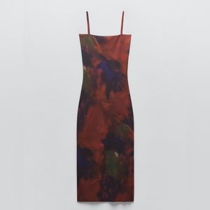 Zara Tie Dye Knit Dress